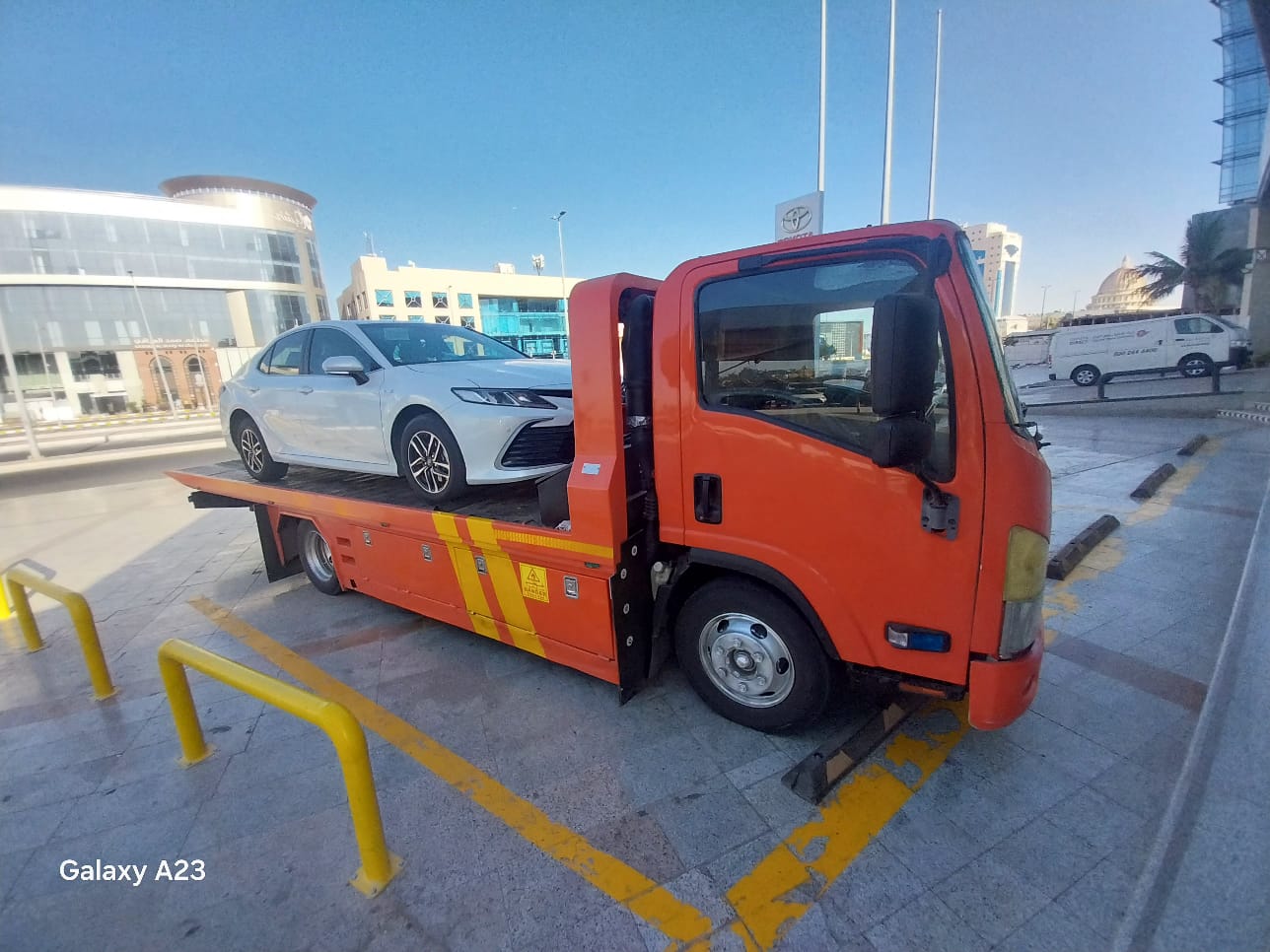خدمة في موقف السيارات